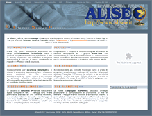 Tablet Screenshot of aliseo.it